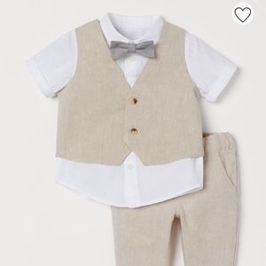 H&M Baby linen blend suit